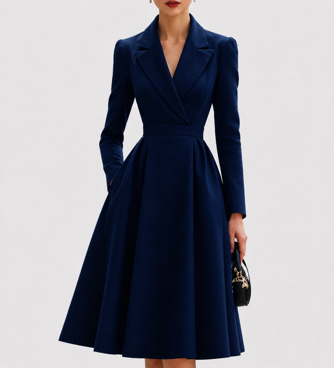 Talia | Tailored Fit Coat Dress